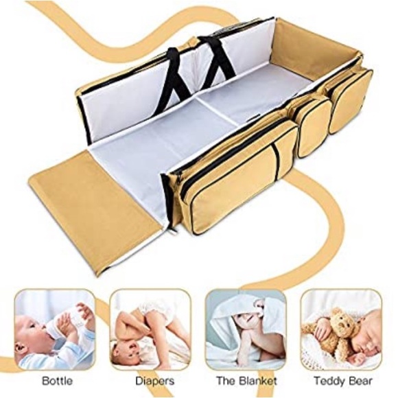 3 in 1 Diaper Bag Bassinet & Changing Station - Picture 3 of 12